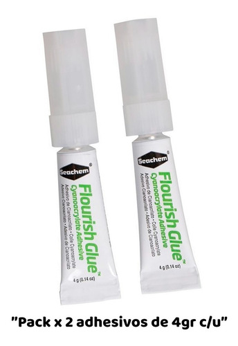 Imagen 2 de 10 de Seachem Flourish Glue Pack X2 Adhesivo Para Plantas