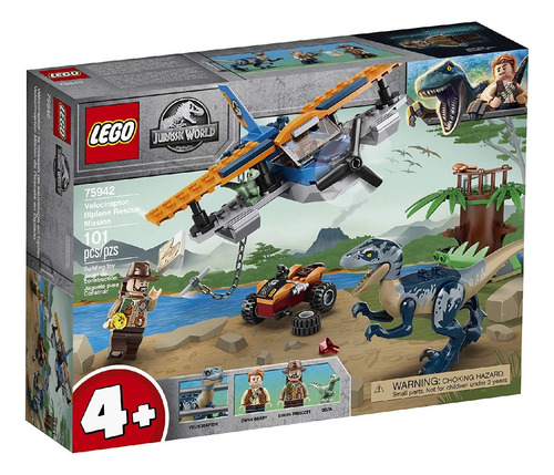 Lego 75942 Jurassic World Velociraptor Biplane Mission