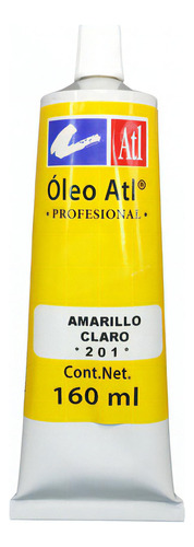 Pintura Oleo Atl T-40 160ml Tubo Grande Color del óleo 201 Amarillo Claro