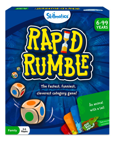 Skillmatics Juego De Mesa - Rapid Rumble, Juego Educativo E.