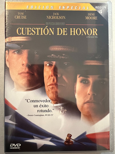 Dvd Cuestion De Honor / A Few Good Men / Edicion Especial