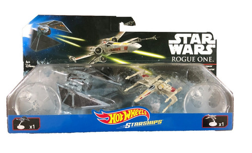 Star Wars Hot Wheels Ships Tie Striker Vs X-wing Unica Pieza