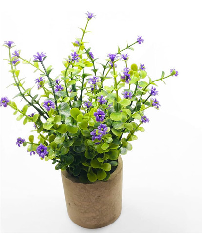 Svenee Mini Plantas Artificiales En Maceta De Plástico Falso