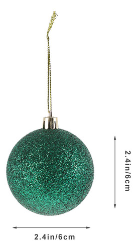 12 Piezas De Adornos De Bolas De Navidad Para Árbol De Navid