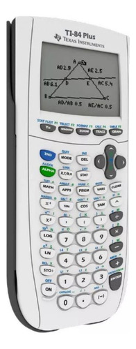 Calculadora Gráfica Texas Instruments Ti-84 Plus, Color Blan
