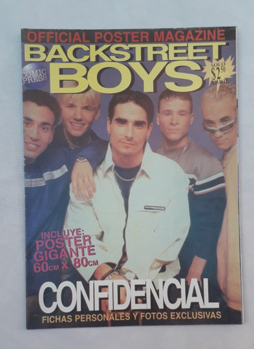 Revista Antigua * Official Poster Backstreet Boys Bsb * N° 1