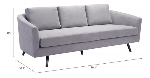 Sofa Divinity Gris Këssa Muebles