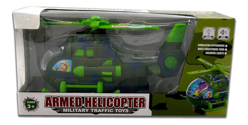 Helicoptero Militar Luz Sonido Ploppy 374205