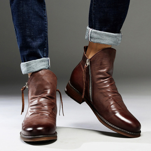 Zapatos Autwinter, Botines Para Hombre, Botas Plus Zq