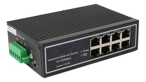 Dpofirs Interruptor Red Ethernet 8 Puerto Divisor 10 100 Cc