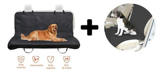 Combo 2 Forros Protector Sillas Carro Auto Mascota Perro