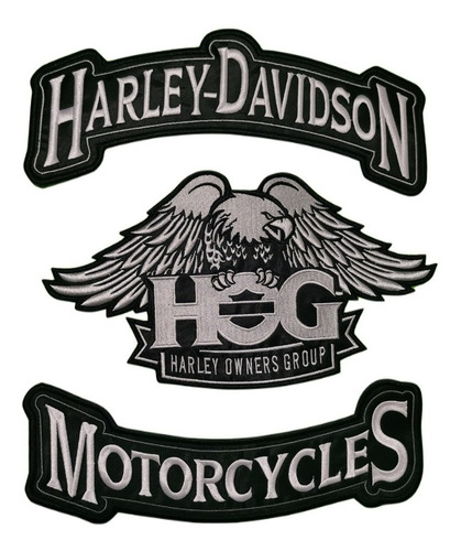 Parche Bordado Logo Harley Life 