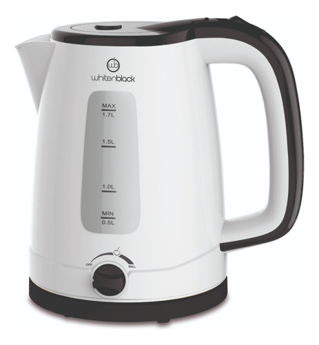 Pava Electrica Whitenblack Apwb19 1.7l Regulador Corte Mate 