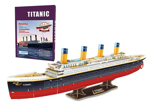 Puzzle 3d Titanic 116 Piezas