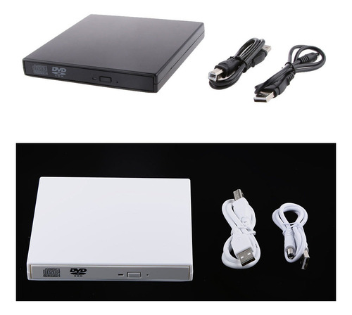 . Slim White Cd Rw Driver Writer For Uso En Exteriores
