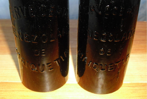 Imagen 2 de 6 de Botellas Maiquetia Tercios Distintos Antiguas De Coleccion