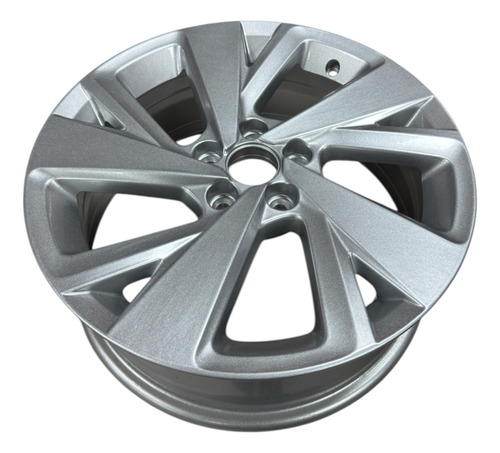 Llanta De Aleación Vw Nivus R16 Original + Centro De Llanta Gris Plata
