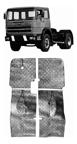Alfombra Fiat 619 Completa Piso Del. + Piso Tras.(sin Capot)
