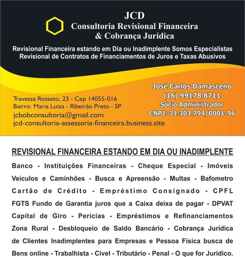 Imagem 1 de 1 de Revisional Financeira E Jurídica
