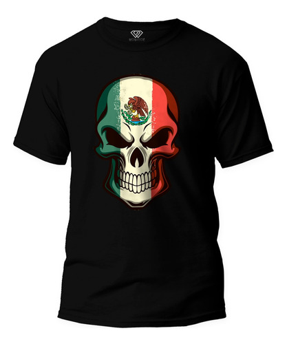 Playera Estampada Mexican Skull Tshirt Hombre Mujer Dtf