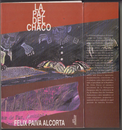 Paraguay La Paz De La Guerra Del Chaco Felix Paiva 1993 Raro