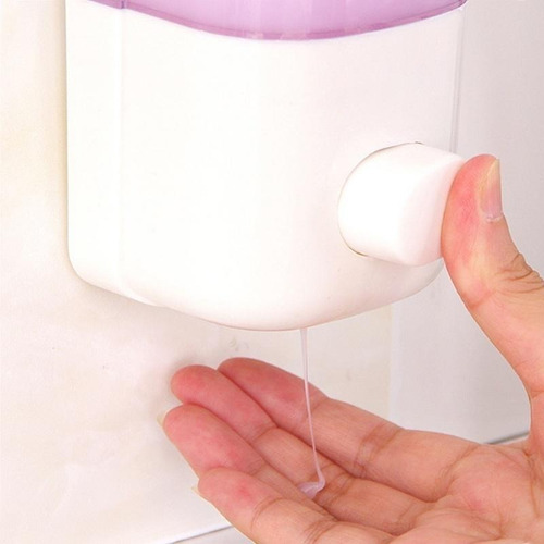 Imagen 6 de 6 de Dispensador De Jabon Lavaloza Alcohol Gel /onlineclub Color Blanco