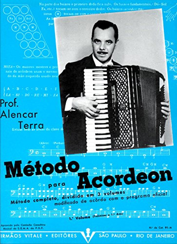 Libro Metodo Para Acordeon De Terra, Alencar Irmaos Vitale E