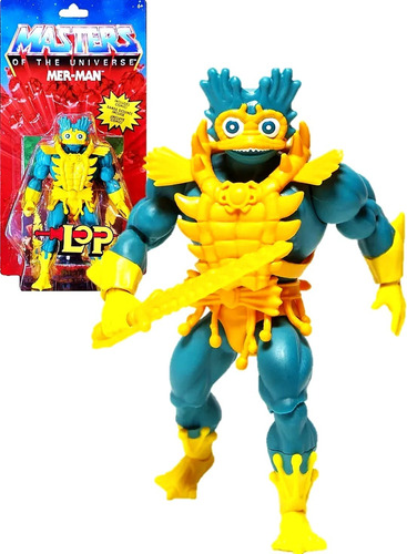 He-man Masters Of The Universe Mer-man De Colección Enviogr (Usado)