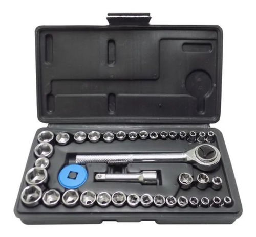 Kit Jogo De Ferramentas Sparta 175 Pcs C/ Soquetes E Chaves