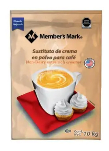 Sustituto De Crema Member's Mark En Polvo Para Café 10 Kg