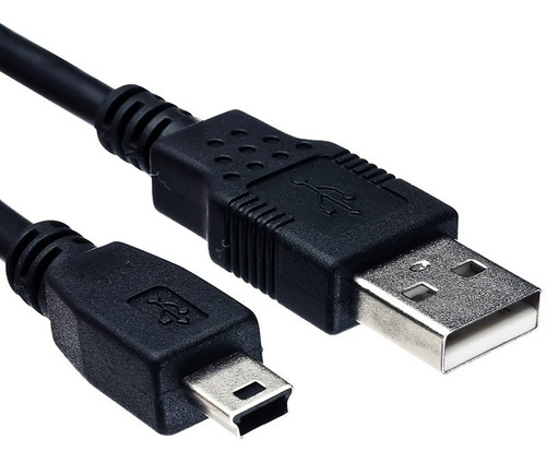 Cable Mini Usb 5pin A Usb 1,8mts Disco Rigido, Camaras, Gps