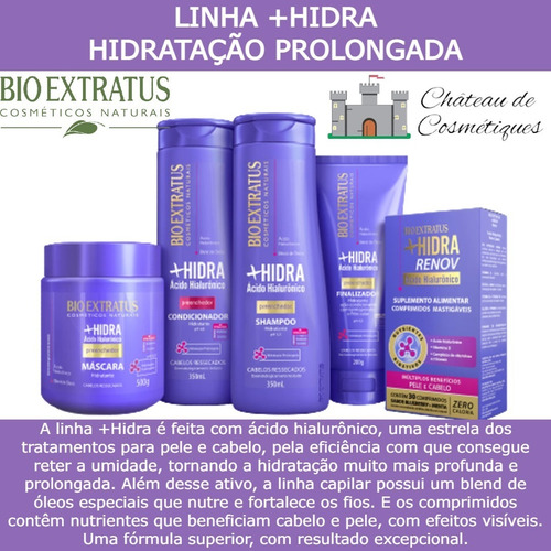 Shampoo Bio Extratus +hidra 350ml Limpeza Hidratante