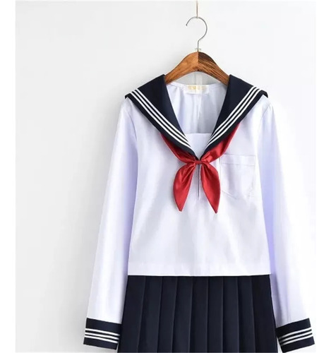 Uniforme De Colegiala De Clase Navy Marinero, Uniforme Escol