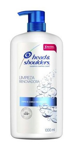 Shampoo Head & Shoulders 1 Litro Limpiezas Renovadora