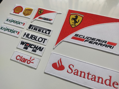 Scuderia Ferrari Parches Overoles Chaquetas Disfraz F1 Niño 