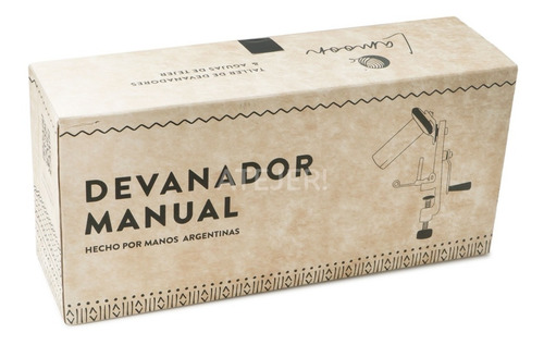 Imagen 3 de 5 de Ovillador - Devanador Manual De Lanas Con Porta Madeja