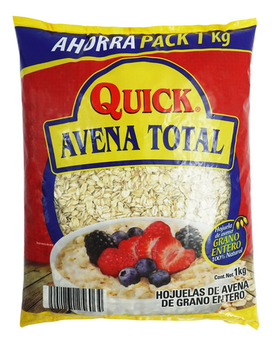 Avena Natural Quick Avena Total 1 Kg