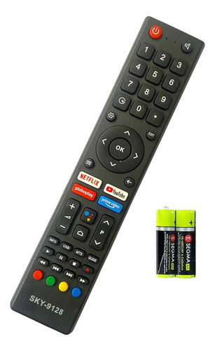Controle Remoto Compatível Philco Smart Tv 4k Android Ptvs