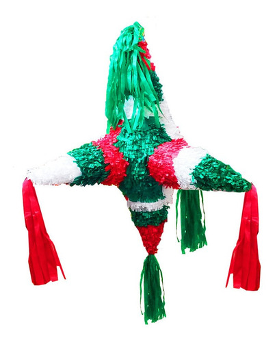 Piñata Estrella Mexicana De 6 Puntas Mexico Cumpleaños