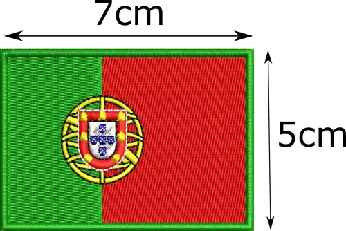 Bordado Bandeira Portugal P/ Jaqueta Motoqueiro Moto Ban88 | MercadoLivre