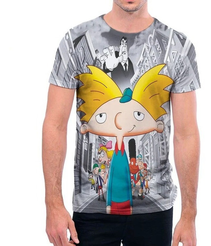 Polera Oye Arnold, Diseños Unisex. All Over Print 