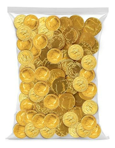 Monedas De Chocolate Dorado Gigantes, 360 Unidades, 4 Lb.