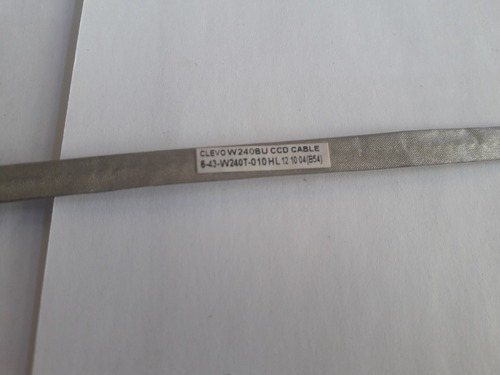 Cabo Flat Clevo W240bu Ccd Cable 6-43-w240t-01 Original A163 (Usado)