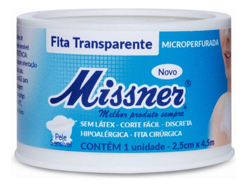 Fita Transparente Para Cílios Fio A Fio 2,5cmx4,5m - Atacado