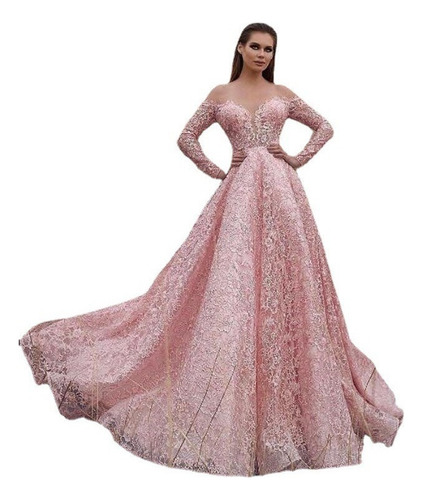 Vestido De Novia Elegante De Un Solo Hombro Para Mujer