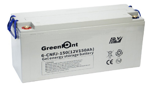 Imagen 1 de 4 de Bateria Solar 150ah 150a Gel 12v Ciclo Profundo