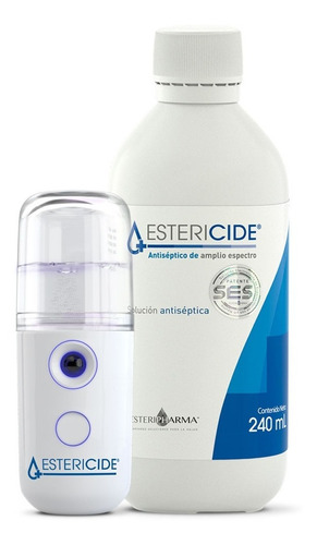 Sanitizador Portátil Y Estericide Sol. Antiséptica 240ml.
