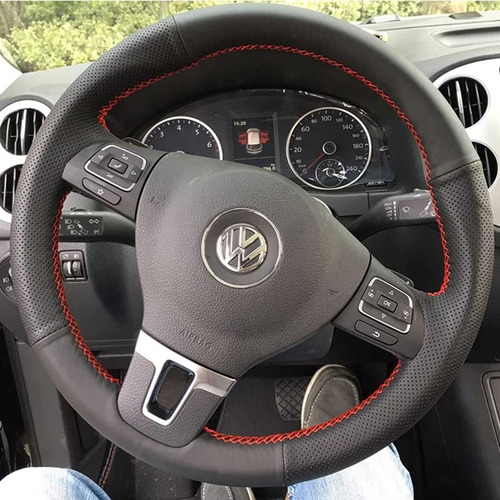 Funda Para Volante Automovil Cuero Sintetico Trenzado Golf