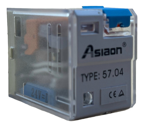 Relevador 24v Dc 5a, 14 Pines Asiaon Con Base