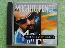 Comprar Eam Cd Machito Ponce Malas Costumbres 1996 Su Segundo Álbum